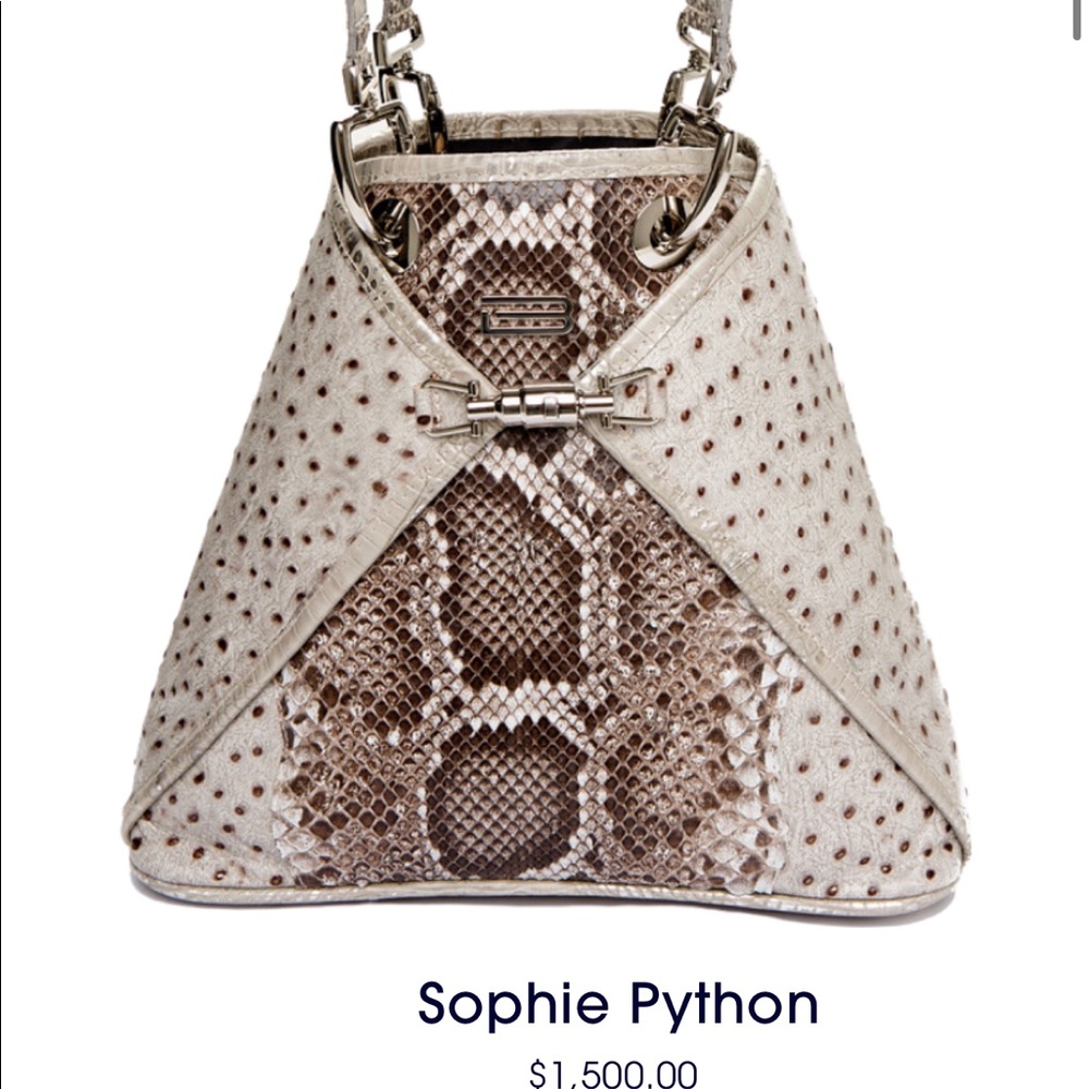 Bswanky python convertible backpack purse